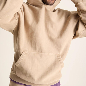 Sudadera con capucha cómoda para hombre, sudadera lavada con capucha de algodón Terry, sudaderas con capucha para hombre, ropa de calle orgánica, Jersey personalizado para hombre - Product Image 5