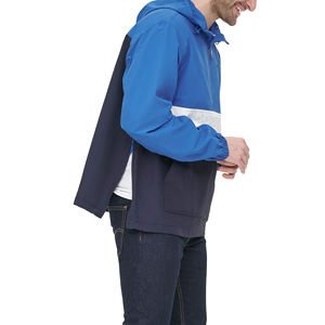 Veste coupe-vent d'extérieur de qualité supérieure Veste imperméable avec logo personnalisé OEM pour les sports d'aventure, la randonnée et le voyage Veste - Product Image 5