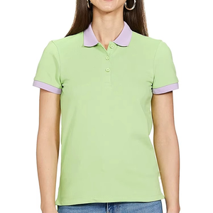 Camiseta de Mujer al Mejor Precio, Transpirable, Sólida, Duradera, de Calidad, con Etiqueta Personalizada, Nueva Llegada, Informal, Tejida, Servicio OEM - Product Image 1