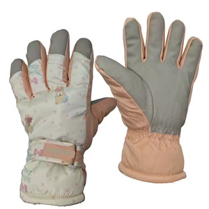Guantes de esquí al aire libre cálido antideslizante deportes nieve manopla invierno esquí snowboard aislado poliéster Split dedo impermeable Unisex - Product Image 3