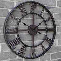 Jam Dinding Analog Logam Desain Merak, Dekorasi Pernikahan Mewah Bergaya, untuk Rumah, Kamar Tidur, Dapur, Ruang Tamu, Interior Hotel