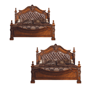 Wholesale Price Antique Luxury Design King And Queen Wooden <b>Bed</b> For Bedroom Furniture Bedroom Set Direct Factory - Product Image 1
