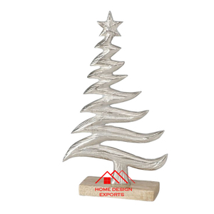 2024 décoratif Antique fini ensemble de 3 bougeoir en forme d'arbre décor de noël meilleure vente décor à la maison - Product Image 4