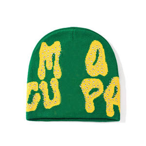 Bonnet en tricot chaud pour l'hiver, doux, extensible, tendance, décontracté, pour l'extérieur, avec option de logo personnalisé, unisexe, confortable pour un usage quotidien - Product Image 5