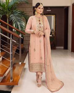 Robe de travail formelle pour femmes de qualité exceptionnelle moderne 2025-2026, dernier modèle de salwar kameez en coton pour les fêtes 01121 - Product Image 6