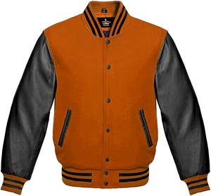 แจ็กเก็ตฤดูหนาวสำหรับผู้ชายแขนหนังเลตเทอร์แมนแจ็คเก็ตทีมตัวแทนออกแบบโลโก้ขนาดพิเศษสำหรับผู้ชายแขนเสื้อหนังปักลาย - Product Image 6