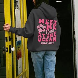 Sudaderas con Capucha de Diseño Personalizado para Mujer, Ropa Urbana, Sudaderas de Algodón de Alta Calidad, Sudaderas Extra Grandes - Product Image 3