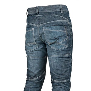Pantalones de mezclilla para hombre, pantalones protectores acolchados de alta calidad para montar en motocicleta con Kevlarring, pantalones vaqueros para motocicleta, engranajes protectores de carreras - Product Image 2
