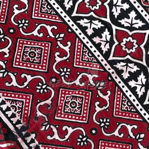 Bufanda Ajrak para adultos, envoltura bordada de algodón, diseño tradicional, elegante bufanda Ajrak para regalar - Product Image 4