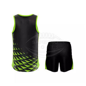Conjuntos de Uniformes Deportivos Sublimados Unisex, Impresión de Número y Logotipo Personalizados, Colores Personalizables, 100% Poliéster, Secado Rápido y Duradero - Product Image 2