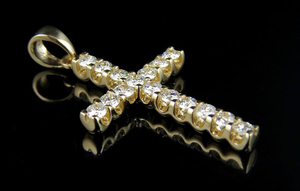 จี้เพชรโมอิสเพชรแบบกลมตัดเป็นของขวัญสำหรับทุกคน S925ฮิปฮอปแบบหรูหราทันสมัย - Product Image 5