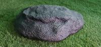 KNT Creations Island Rock, roche artificielle réaliste en FRP, résistante aux intempéries, grise, de forme irrégulière, style moderne, 3 mm d'épaisseur, garantie 2 ans, pour parc