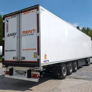 New 3-Wheel Fully Enclosed Galvanized <b>Sheet</b> Cargo Container <b>Dry</b> Box Semi-Trailer 60 Tons Alff Trading 2-Year Warranty New3-Wheel - Product Image 1