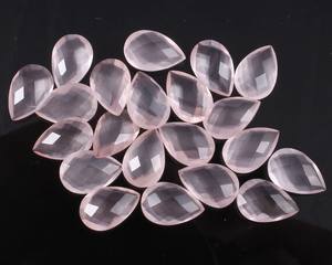 Quartz rose naturel, taille ovale, tailles libres, pierres précieuses de 1000 carats pour la fabrication de bijoux - Product Image 4
