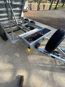 Hot Sale Style Tractor Use Hydraulic 10Ton Heavy Duty Farm Tipping <b>Trailer</b> Rear and Side Tipping - Product Image 4