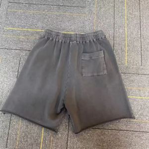Oem Wholesale High Quality 350gsm 100% Cotton Custom logo Plain <b>Baggy</b> Vintage <b>Men's</b> Gym Activewear Distressed Acid Wash <b>Shorts</b> - Product Image 4