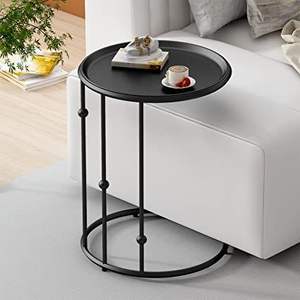 Nouveau design Table d'appoint extérieure en fer noir pour la maison et le bureau, meilleure vente Table d'appoint en fer Meubles en métal - Product Image 3