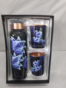 Elegant <b>copper</b> <b>bottle</b> made for pure hydration inspired by traditional ayurvedic water drinking Tradebyd - Product Image 6