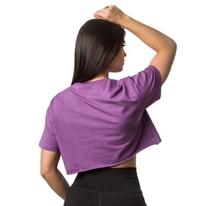 T-shirts amples d'été en coton de qualité supérieure, coupe courte, 180 grammes, col rond, pour usage décontracté - Product Image 4