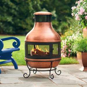 Foyer extérieur moderne en cuivre fabriqué en Inde, au gaz naturel, pour le chauffage du jardin, portable, ambiance patio, utilisation sociale en soirée, prix de gros - Product Image 6