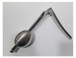 Espéculo Vaginal Ponderado Steiner Auvard de Alta Calidad, Manual, Hoja Extra Larga, Acero Inoxidable, Acabado Mate, Certificado ISO 13485 CE - Product Image 2