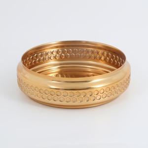 Bol en métal de conception de luxe avec bol de support de conception de fleur avec la couleur d'or 47cm13cmx8cm avec la grande qualité aux prix bon marché - Product Image 3