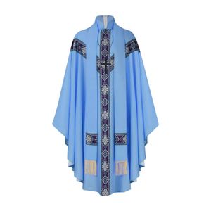 Vêtements liturgiques catholiques de qualité supérieure Vêtements religieux brodés de haute qualité Robes de prêtre chasuble d'église personnalisées - Product Image 5