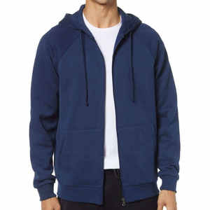 Sweat à capuche en coton avec fermeture éclair complète pour hommes Streetwear avec logo personnalisé Sweat-shirt à capuche surdimensionné au prix d'usine en gros - Product Image 3
