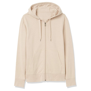 Sudadera de gran tamaño con logotipo personalizado, jersey liso en blanco, sudadera de algodón con cremallera, sudadera transpirable de gran tamaño para hombre - Product Image 6