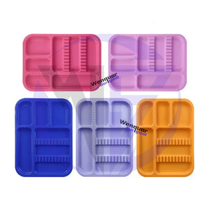 Soportes de Instrumentos dentales reutilizables autoclavables hechos a medida Bandejas de plástico coloridas para almacenamiento de esterilización Manual de clínicas - Product Image 1