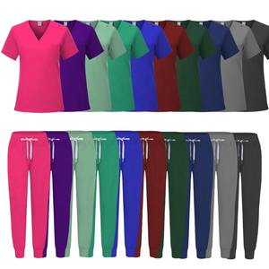 Uniformes médicos clásicos cómodos de alta calidad, uniformes de fregado, trajes, Top y pantalones, uniformes para mujer, conjuntos de uniformes para correr - Product Image 5