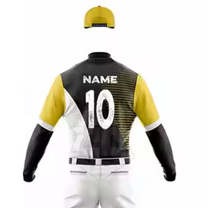 Fabricación de fábrica Ropa deportiva Uniforme de béisbol de alta calidad de color personalizado para adultos - Product Image 5