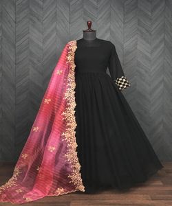 Elegante señora Abaya vestido de mujer de talla grande musulmán moda larga noche Formal Casual Top en algodón gasa elegante vestido para mujer - Product Image 5