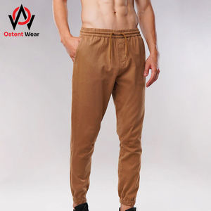 กางเกงวอร์มกางเกงวิ่งเอวสูงของผู้ชายกางเกงวอร์มผ้าโพลีเอสเตอร์แบบผูกเชือกทรงผอมแบบลำลองดีไซน์แฟชั่นลายทาง - Product Image 4