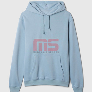 Sudadera con Capucha Gris para Hombre Mudassar Sports, Corte Regular, Tejido de Algodón, Informal, para Otoño, con Logotipo Estampado en la Parte Delantera - Product Image 4