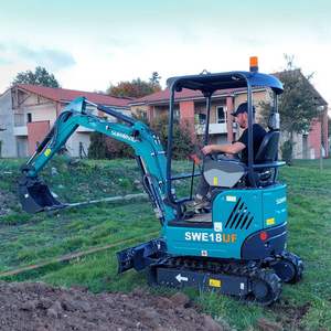 Mini excavadora sobre orugas Sunward SWE18UF con motor Perkins, Envío Gratis, funciona perfectamente con bomba de Motor de componentes básicos - Product Image 5