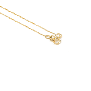 Impresionante Collar con Colgante Toi et Moi de Esmeralda y Diamantes, Joyería Apilable de Moda, Joyería Personalizada de Fábrica en Oro Amarillo de 14K - Product Image 6