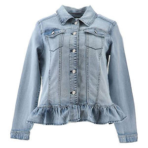 Wholesale Price Casual Washed Denim <b>Jackets</b> for <b>Men</b> High Quality Blue Regular Hooded Varsity <b>Jacket</b> 100% Cotton <b>Summer</b> Ronpex - Product Image 1