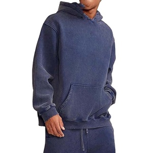 2025 haute qualité OEM ODM Service à capuche 100% coton Logo personnalisé hommes pull sur sweats à capuche Streetwear décontracté basiques sweats à capuche - Product Image 1