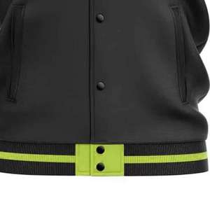 Veste universitaire bicolore avec patch personnalisé, veste de baseball personnalisée, vestes personnalisables - Product Image 6