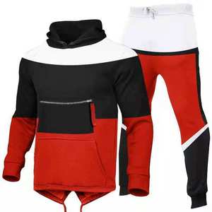 custom wholesale 2023 mens sport cotton sweatsuit blank <b>joggers</b> unisex jogging suit sets track zip cotton tracksuit - Product Image 4