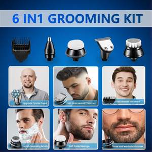 Afeitadoras Eléctricas para Hombre, Cabezal Rotatorio, Afeitadora en Seco y Húmedo, Recortadora de Barba con Pantalla LCD Impermeable, Bloqueo de Viaje, Afeitadora para Rostro IPX7 - Product Image 5