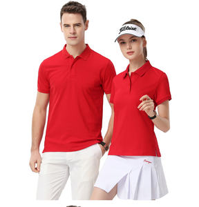 T-shirt polo vierge de haute qualité, brodé et uni en coton pour hommes, avec logo personnalisé pour golf - Product Image 4
