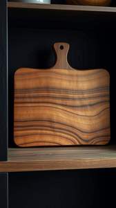 เขียงไม้อะคาเซียทรงสี่เหลี่ยมทนทานเขียงไม้สับไม้โรสวู้ดจำเป็นสำหรับใช้ในครัว - Product Image 3