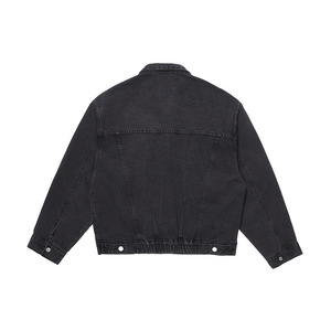 Marque de mode High Street personnalisée Tissus denim Hip Pop délavés Veste denim personnalisée Vestes pour hommes - Product Image 3