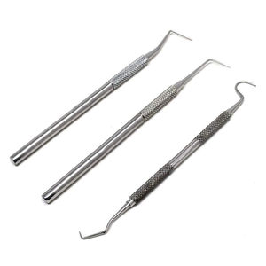 Sonda Dental de Acero Inoxidable, Sonda Dental Profesional de un Solo Extremo, Juego de Sondas Dentales de SurgiRight Instrument - Product Image 3