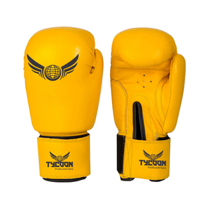 Guantes de boxeo con logotipo impreso personalizado, guantes de boxeo profesionales de piel de vaca, guantes de boxeo para entrenamiento al por mayor - Product Image 1