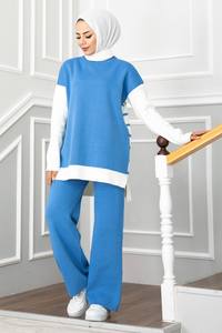 เสื้อผ้าอิสลามอาบายาเสื้อคลุมสำหรับผู้หญิง,เสื้อคาร์ดิแกนเสื้อถักแฟชั่นอิสลามแบบตุรกีสำหรับฤดูหนาวรุ่นใหม่ - Product Image 6