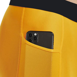 Short de course de gymnastique pour hommes en toile respirante légère Compression à séchage rapide taille élastique motif solide numérique teint uni - Product Image 6