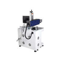 Machine de marquage laser UV CO2 Raycus pour verre acrylique plastique facile à utiliser 20/30/60W puissance refroidissement par air pour usage domestique EZCAD